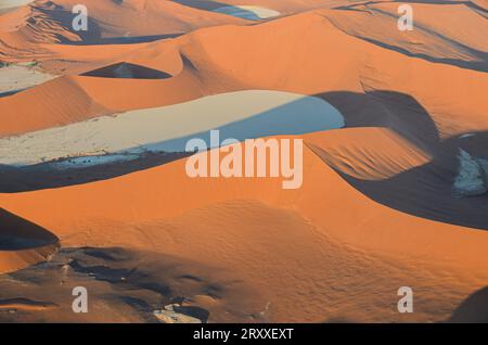 Luftaufnahme der Namib-Wüste Stockfoto