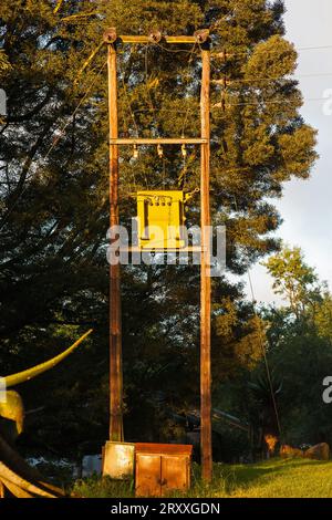 Elektronetzanschluss mit Transformator 14205 Stockfoto