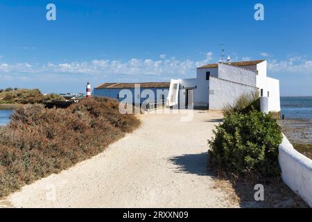 Tidal Mill, Quinta de marim, Ria Formosa Naturpark, Olhao, Olhao, Algarve, Portugal Stockfoto