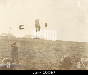 Aviation History, Airplane History, Farman III, Bristol Boxkite Anfang der 1900er Jahre Stockfoto