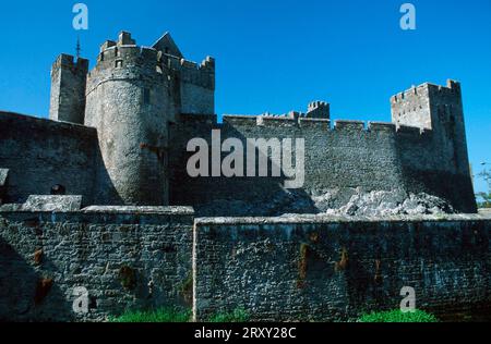 Cahir Castle, Cahir, County Tipperary, Irland, Cahir Castle, County Tipperary, Portfolio Castle, Irland Stockfoto