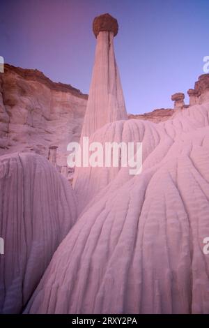 Wahweap Hoodoos, Valley of the White Spirits, Big Water, Utah, USA Stockfoto