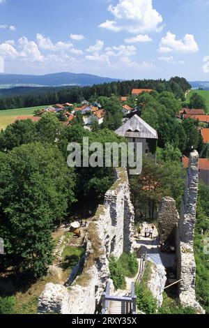 Burg Weissenstein, Bayerischer Wald, Bayern, Deutschland Stockfoto