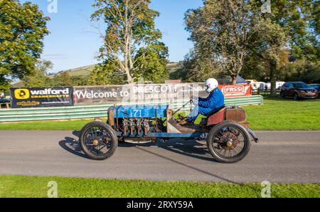 Der Vintage Sports Car Club VSCC. Prescott Speed Hill Climb Event, Prescott Hill, Gotherington, Gloucestershire, England, Großbritannien, September 2023. Stockfoto