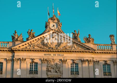 Rathaus in Nancy, Frankreich, Place stanislas, Departement Lorraine Stockfoto