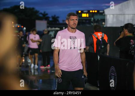 Fort Lauderdale, USA, 27. September 2023 Sergii Kryvstov Inter Miami CF gegen Houston Dynamo, Lamar Hunt Open Cup Finale, Credit: Chris Arjoon/Photo Stockfoto