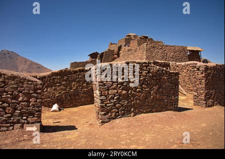 Pisac archäologische Stätte - Inka-Zivilisation Stockfoto