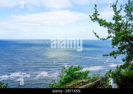 ViewPoint Gosan in Polen. Grüne Natur mit Blick auf die Ostsee. Stockfoto