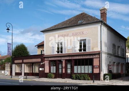 Auberge Ravoux, bekannt als das Haus von Van Gogh in Auvers-sur-Oise. Vincent van Gogh starb hier 1890 Stockfoto