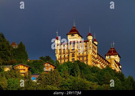 Suisse, Montreux, Caux Palace Stockfoto