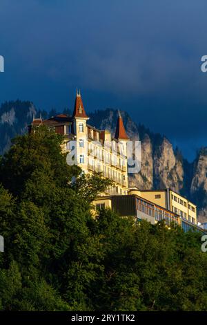 Suisse, Montreux, Kanton Waadt. Glion-Institut für höhere Studien. Internationale Hotelfachschule Stockfoto