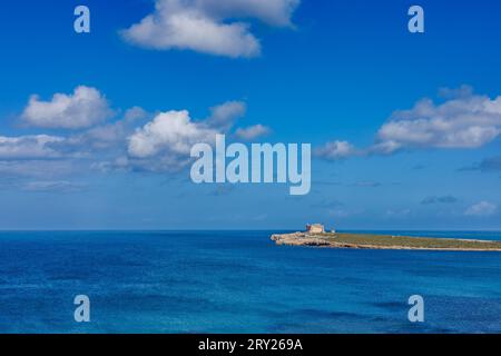 Capo Passero im Südosten der Insel Sizilien, Italien Stockfoto