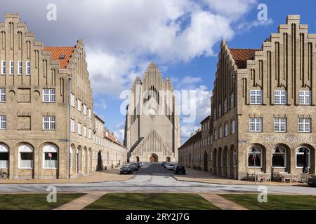 Grundtvig's Church Copenhagen Denmark Modernist Building Stockfoto
