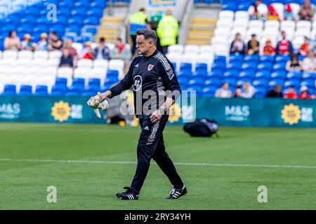 Cardiff, Wales - 11. Juni 2022: UEFA Nations League-Spiel zwischen Wales und Belgien im Cardiff City Stadium. Punktzahl 1-1 Stockfoto