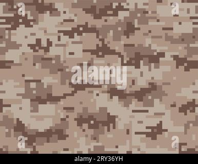 Nahtloses Muster in Wüstenfarben Stock Vektor