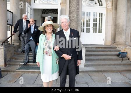 Erzherzog Michael von Habsburg-Lothringen, Enkel der Kaiserin Elisabeth (Sisi) und Ehefrau Christiana geb. Prinzessin zu Löwenstein-Wertheim-Rosenberg Stockfoto