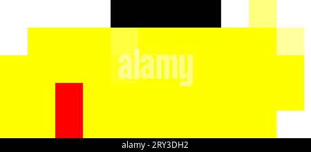 Regenbogen-Aquarellfarben-Set. Vektorillustration Stock Vektor