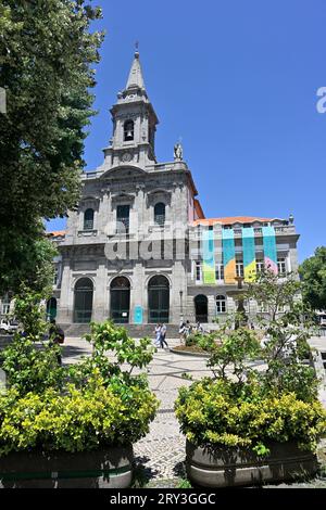 Rathaus der Stadt Porto, Câmara Municipal do Porto, ein neoklassizistisches Gebäude aus den 1900er Jahren, Portugal Stockfoto