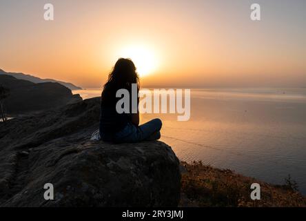 Kaleköy, früher Kastro genannt, ist ein Ort, der seit der Antike bewohnt ist. Das Dorf, auf einem Hügel erbaut, wurde zum Stadtbezirk erklärt Stockfoto