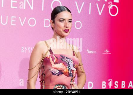 Blanca Paloma nimmt am 28. September 2023 an dem Fotocall Teil, als David Bisbals neues Album „Me Siento vivo“ in Madrid vorgestellt wird Stockfoto