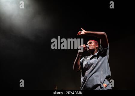 Hammersmith, London, 28.09.2023, Singer Arlo Parks bei Eventim Apollo, Hammersmith, London während der „My Soft Machine“-Tour. Quelle: John Barry/Alamy Live News Stockfoto