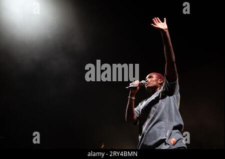 Hammersmith, London, 28.09.2023, Singer Arlo Parks bei Eventim Apollo, Hammersmith, London während der „My Soft Machine“-Tour. Quelle: John Barry/Alamy Live News Stockfoto