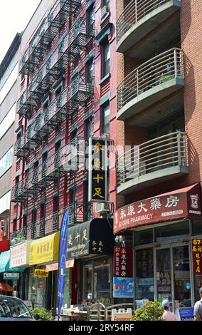 Chinatown Märkte und Geschäfte, Manhattan, New York, USA Stockfoto