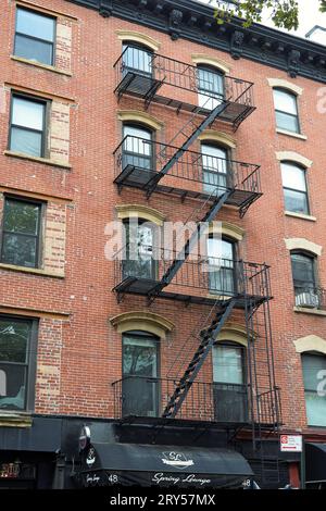 Märkte und Geschäfte von Little Italy, Manhattan, New York, USA Stockfoto