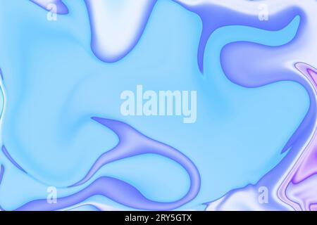 Beruhigendes Blau, moderne Bewegung, faszinierende, reflektierende Elemente Stockfoto
