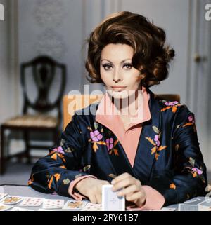 SOPHIA LOREN IN EINER GRÄFIN AUS HONGKONG (1967), REGIE: CHARLIE CHAPLIN. Danksagung: UNIVERSAL PICTURES/Album Stockfoto