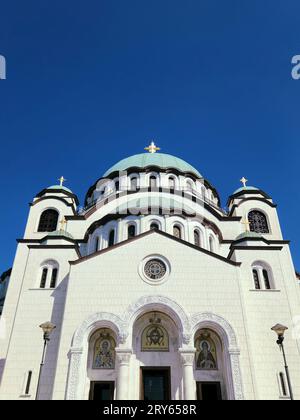 St.-Sava-Kirche in Belgrad Stockfoto