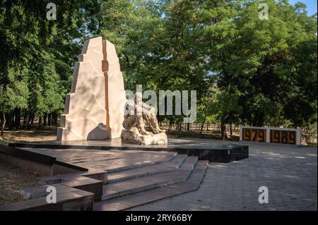 Denkmal für gefallene Soldaten im Afghanistan-Krieg in Odessa, Ukraine Stockfoto