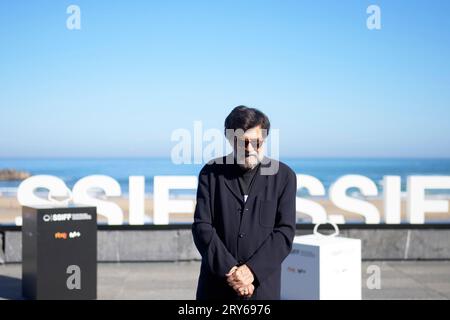 Donostia/San Sebastian. Spanien. 20230929 besuchte Victor Erice Cerrar los ojos und Donostia Award Photocall während des 71. San Sebastian International Film Festival im Kursaal Palace am 29. September 2023 in Donostia/San Sebastian, Spanien Stockfoto