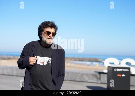 Donostia/San Sebastian. Spanien. 20230929 besuchte Victor Erice Cerrar los ojos und Donostia Award Photocall während des 71. San Sebastian International Film Festival im Kursaal Palace am 29. September 2023 in Donostia/San Sebastian, Spanien Stockfoto