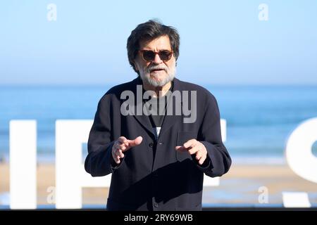 29. September 2023, Madrid, Spanien: Victor Erice besuchte Cerrar los ojos und Donostia Award Photocall während des 71. Internationalen Filmfestivals von San Sebastian im Kursaal Palace am 29. September 2023 in Donostia/San Sebastian, Spanien (Credit Image: © Jack Abuin/ZUMA Press Wire) REDAKTIONELLER GEBRAUCH! Nicht für kommerzielle ZWECKE! Stockfoto