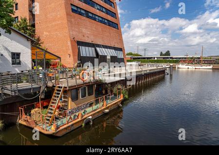 Das Fraunhofer-Zentrum für Maritime Logistik und Dienstleistungen CML im Harburger Binnenhafen, Harburg, Hamburg, Deutschland | das Fraunhofer-Zentrum Stockfoto