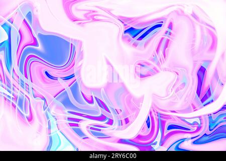 Die Essenz von Kunst und Technologie in abstrakten Malhintergrund in lebendigen Farben marbleized Bright Effekt mit fließender Malerei, Hintergrund f Stockfoto