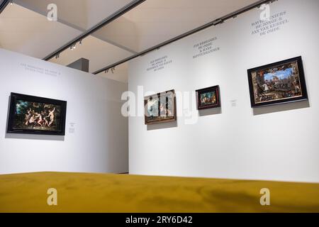 DEN BOSCH - das Noordbrabants Museum zeigt in der Ausstellung Brueghel: Das Familientreffen etwa achtzig Werke von fünf Generationen der Brueghel-Malerfamilie. Museen und Sammler aus dem in- und Ausland haben Werke verliehen, um diese Ausstellung zu ermöglichen. ANP ROB ENGELAAR niederlande aus - belgien aus Stockfoto