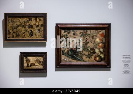 DEN BOSCH - das Noordbrabants Museum zeigt in der Ausstellung Brueghel: Das Familientreffen etwa achtzig Werke von fünf Generationen der Brueghel-Malerfamilie. Museen und Sammler aus dem in- und Ausland haben Werke verliehen, um diese Ausstellung zu ermöglichen. ANP ROB ENGELAAR niederlande aus - belgien aus Stockfoto