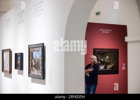 DEN BOSCH - das Noordbrabants Museum zeigt in der Ausstellung Brueghel: Das Familientreffen etwa achtzig Werke von fünf Generationen der Brueghel-Malerfamilie. Museen und Sammler aus dem in- und Ausland haben Werke verliehen, um diese Ausstellung zu ermöglichen. ANP ROB ENGELAAR niederlande aus - belgien aus Stockfoto