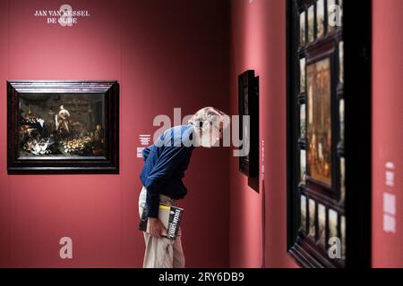 DEN BOSCH - das Noordbrabants Museum zeigt in der Ausstellung Brueghel: Das Familientreffen etwa achtzig Werke von fünf Generationen der Brueghel-Malerfamilie. Museen und Sammler aus dem in- und Ausland haben Werke verliehen, um diese Ausstellung zu ermöglichen. ANP ROB ENGELAAR niederlande aus - belgien aus Stockfoto