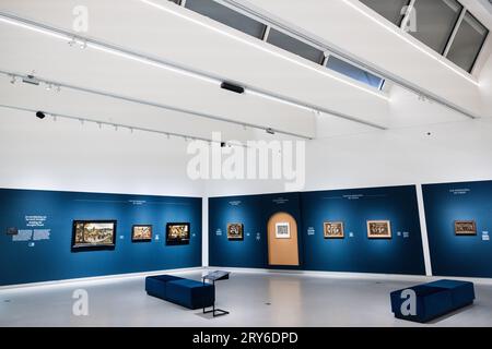 DEN BOSCH - das Noordbrabants Museum zeigt in der Ausstellung Brueghel: Das Familientreffen etwa achtzig Werke von fünf Generationen der Brueghel-Malerfamilie. Museen und Sammler aus dem in- und Ausland haben Werke verliehen, um diese Ausstellung zu ermöglichen. ANP ROB ENGELAAR niederlande aus - belgien aus Stockfoto