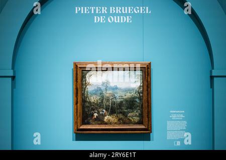 DEN BOSCH - das Noordbrabants Museum zeigt in der Ausstellung Brueghel: Das Familientreffen etwa achtzig Werke von fünf Generationen der Brueghel-Malerfamilie. Museen und Sammler aus dem in- und Ausland haben Werke verliehen, um diese Ausstellung zu ermöglichen. ANP ROB ENGELAAR niederlande aus - belgien aus Stockfoto