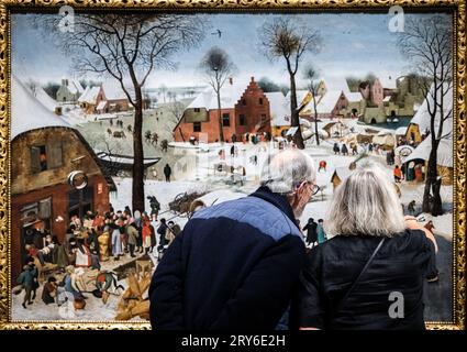 DEN BOSCH - das Noordbrabants Museum zeigt in der Ausstellung Brueghel: Das Familientreffen etwa achtzig Werke von fünf Generationen der Brueghel-Malerfamilie. Museen und Sammler aus dem in- und Ausland haben Werke verliehen, um diese Ausstellung zu ermöglichen. ANP ROB ENGELAAR niederlande aus - belgien aus Stockfoto