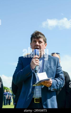 Stephen Metcalfe MP, der seit 2010 Parlamentsabgeordneter für South Basildon und East Thurrock ist. Konservatives Parlamentsmitglied spricht auf der AFD-Veranstaltung Stockfoto