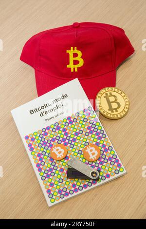 HAUS VON BITCOIN PARIS Stockfoto