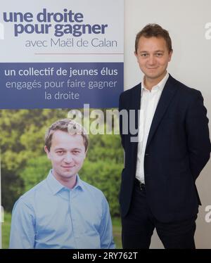 MAEL DE CALAN FRANZÖSISCHER POLITIKER Stockfoto