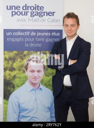 MAEL DE CALAN FRANZÖSISCHER POLITIKER Stockfoto