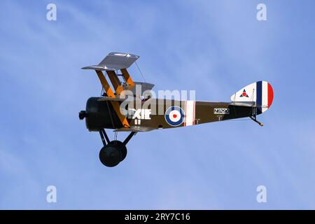 Das klassische Sopwith Triland Kampfflugzeug aus dem Ersten Weltkrieg Stockfoto