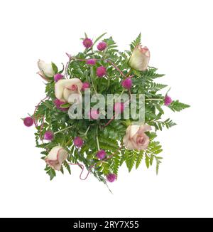 Detail der Strauß Rosen Stockfoto